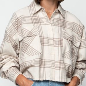 Oak & Fort Plaid Blouse